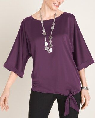 Tie-Detail Dolman-Sleeve Blouse | Chico's