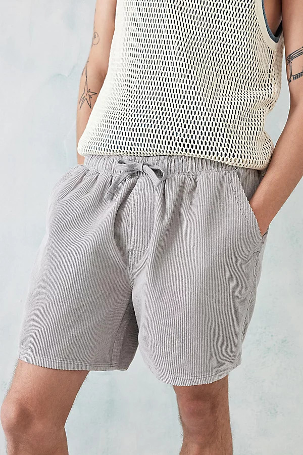 BDG Grey Corduroy Short | Urban Outfitters (US and RoW)