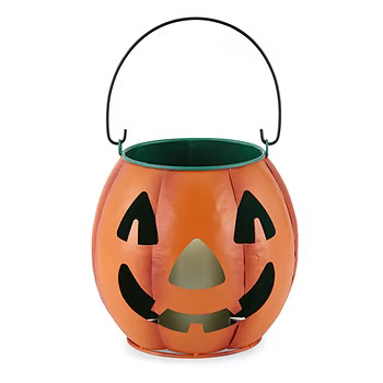 Layerings Galavanized Jack-O-Lantern Metal Halloween Pumpkin | JCPenney