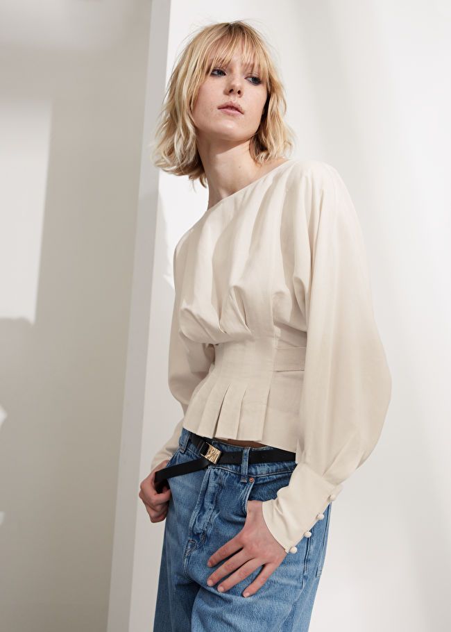 Voluminous Belted Blouse | & Other Stories US