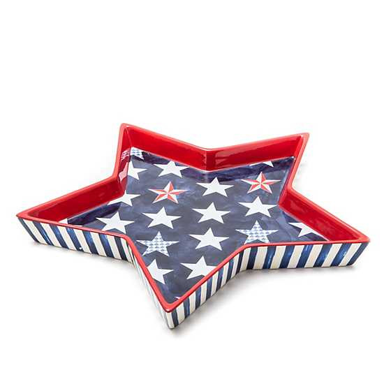 MacKenzie-Childs | Royal Star Ceramic Tray | MacKenzie-Childs