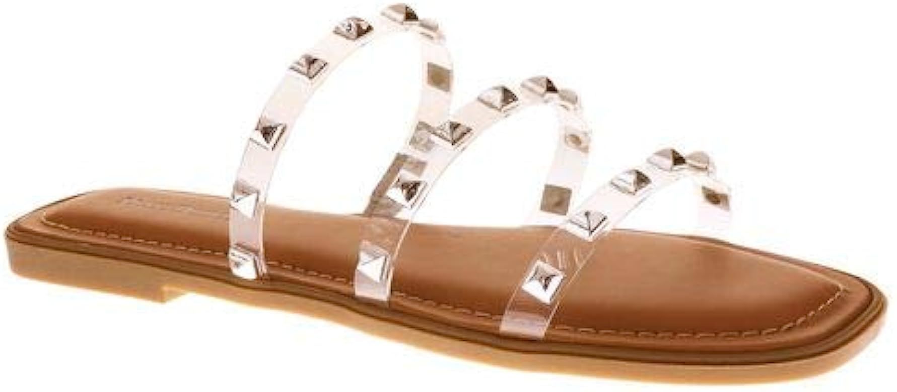 Pierre Dumas Women's Empress-6 Slide Studded Open Toe Sandal | Amazon (US)