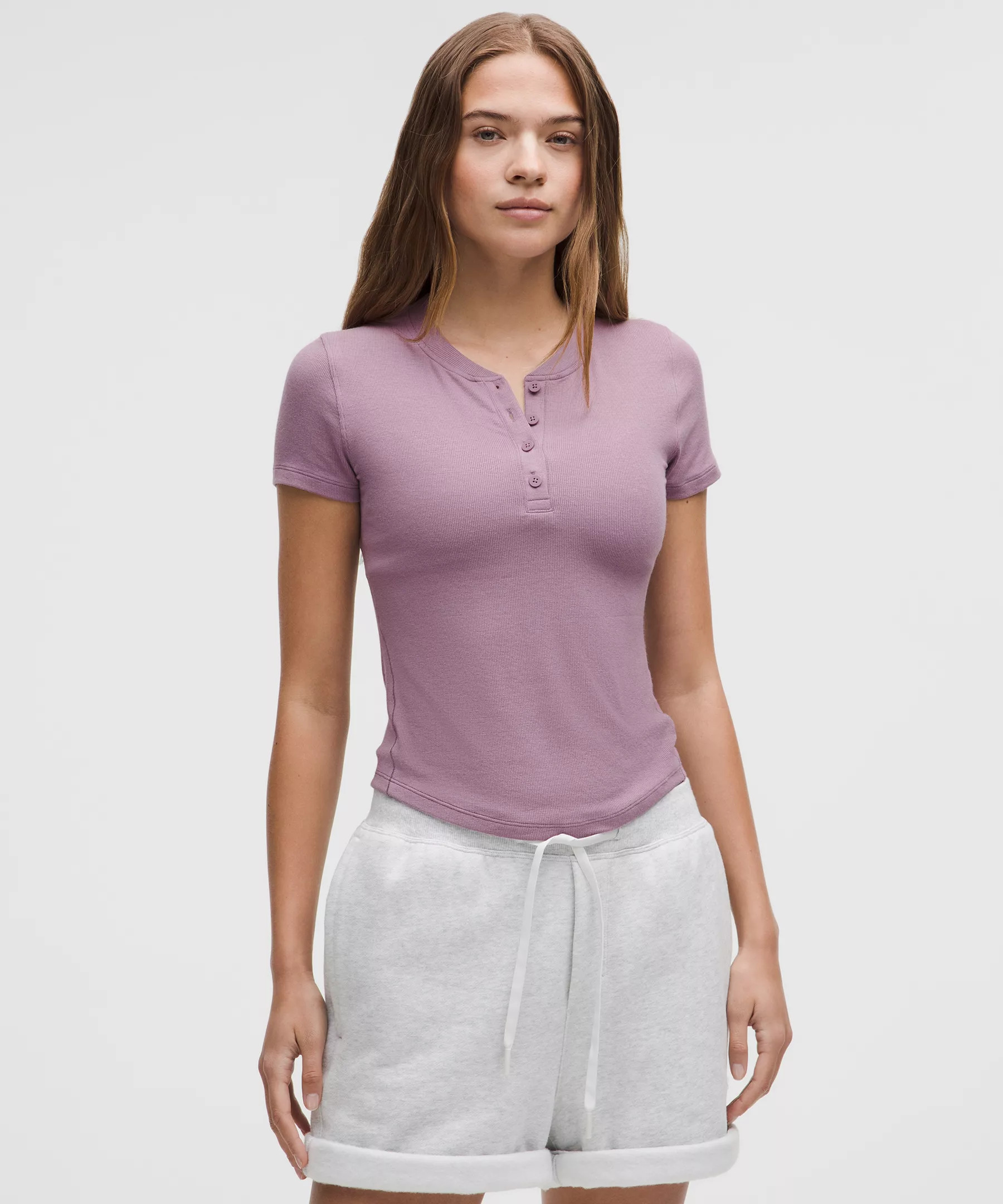 Hold Tight Short-Sleeve Henley | Women's Short Sleeve Shirts & Tee's | lululemon | Lululemon (US)