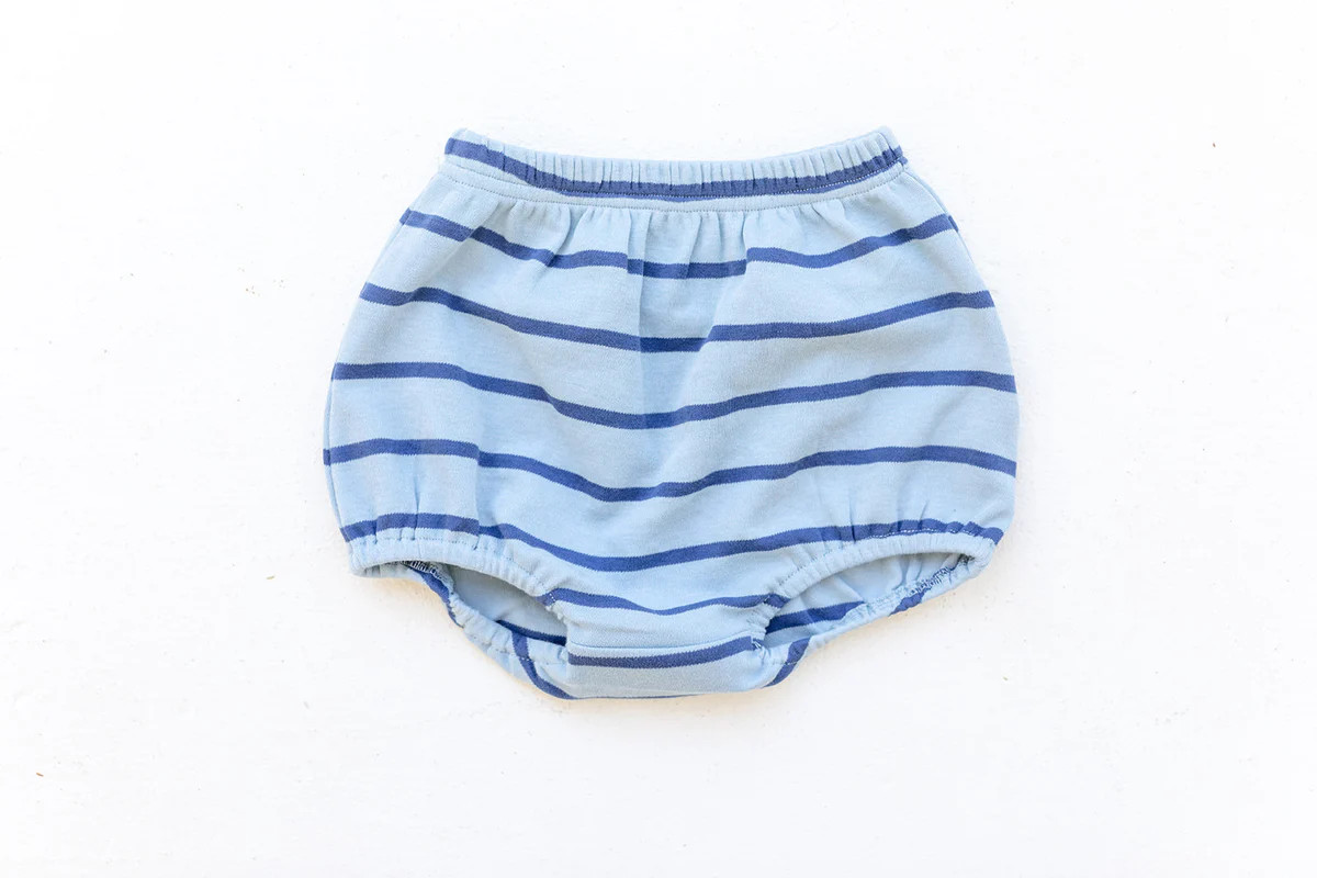 DIAPER COVER - LIGHT BLUE STRIPE | Little Paper Kids (US)