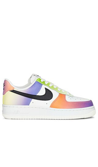 Nike Air Force 1 Lo '07 Sneaker in Summit White, Black & Bright Mandarin | Revolve Clothing (Global)