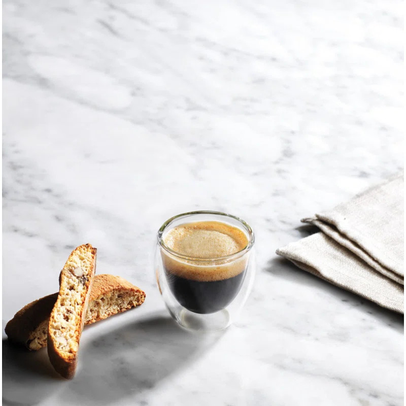 Espresso Coffee Double Walled Tumbler (Set of 2) | Wayfair North America