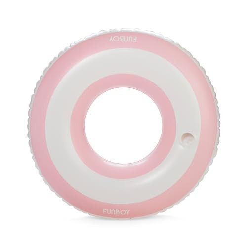 FUNBOY Giant Pink Ring 48'' Tube Float, with Integrated Cup Holder, Perfect for a Summer Pool Party, Large | Amazon (US)