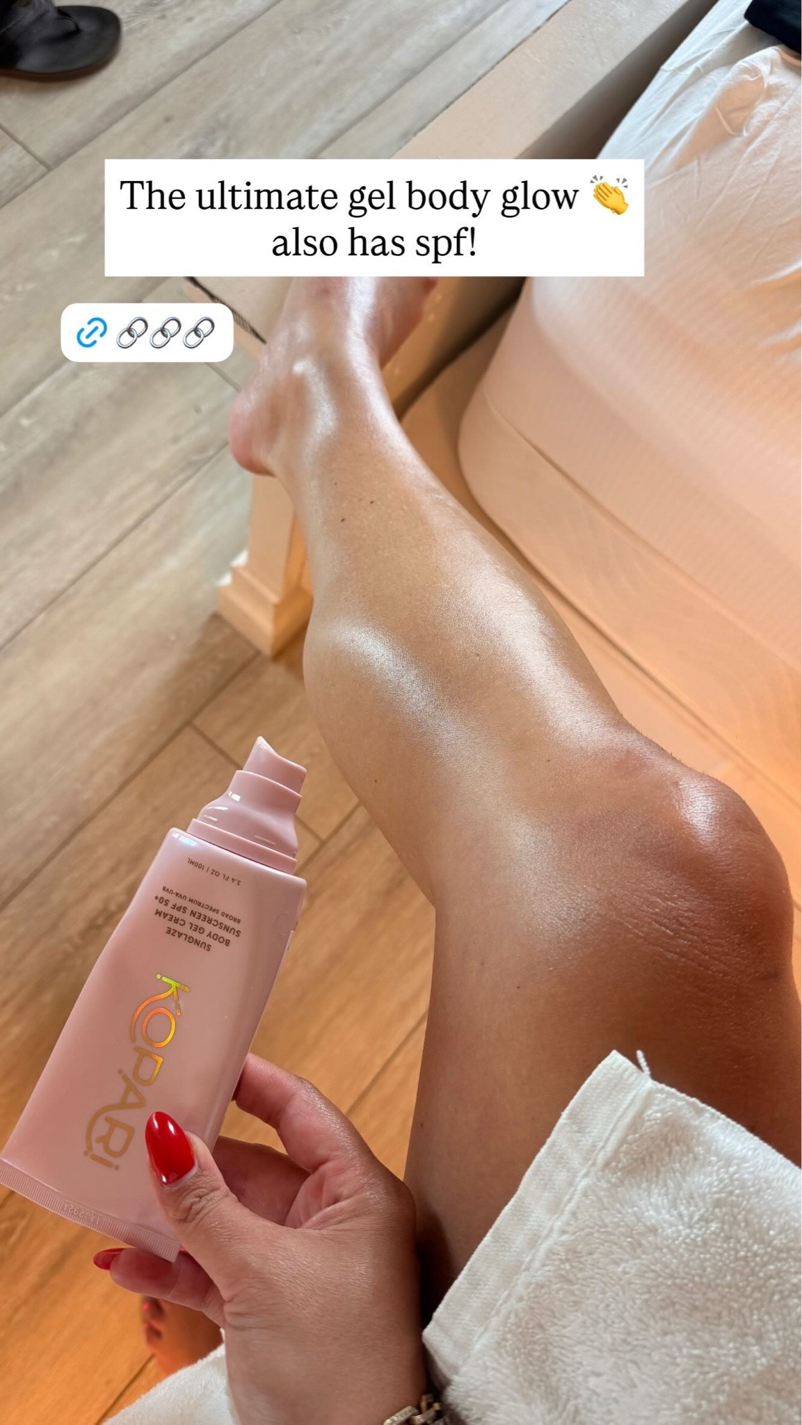 Body glow that isn’t sticky and has no glitter!

#LTKmomlife #LTKgrwm #LTKselfcare