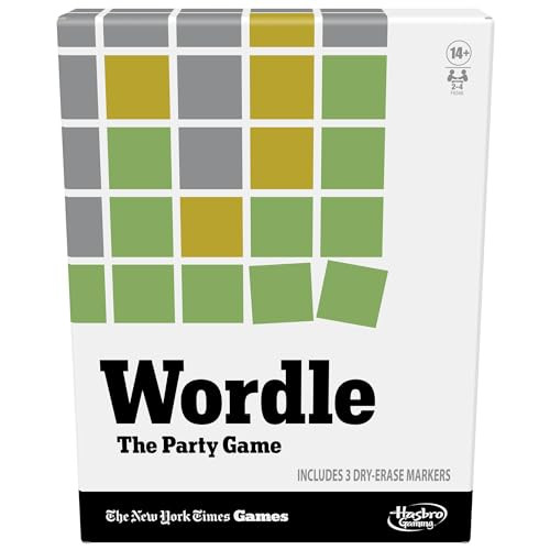 Hasbro Gaming Wordle The Party Game for 2-4 Players, Official Wordle Board Game Inspired by New York Times, Games for Ages 14+, Word Games | Amazon (US)