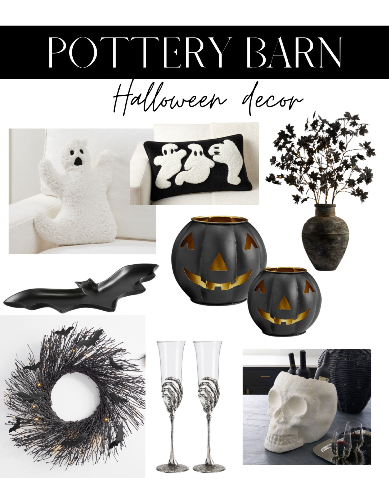 Halloween decor from pottery barn! 

#LTKhome #LTKunder100 #LTKSeasonal