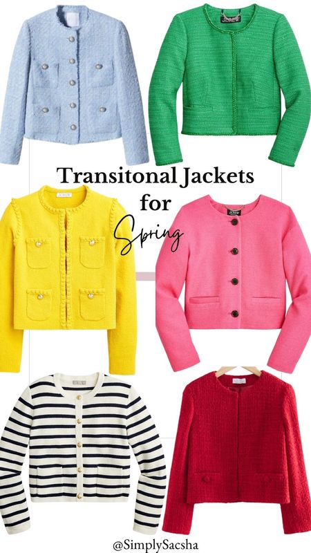 When the spring weather is unpredictable, it's always a good idea to have a few spring jackets in your work wardrobe. Sharing a few of my favorites below. ✨

#LTKstyletip #LTKworkwear
