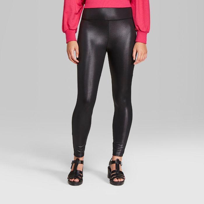 Women's Faux Leather High-Rise Leggings - Wild Fable™ | Target
