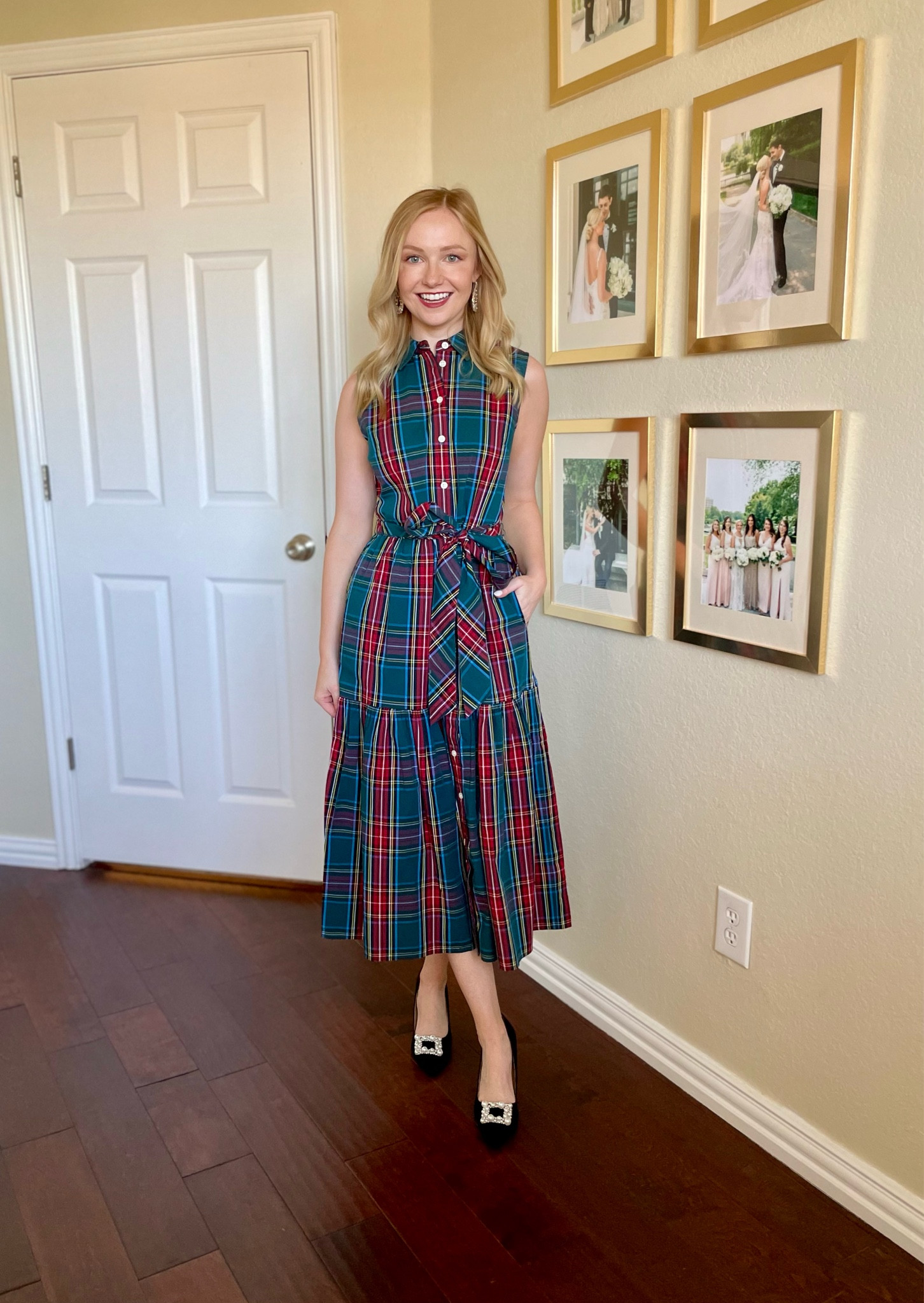 Wearing a 0 | plaid dress, Christmas dress, holiday outfit 

#LTKCyberWeek #LTKHoliday #LTKSeasonal