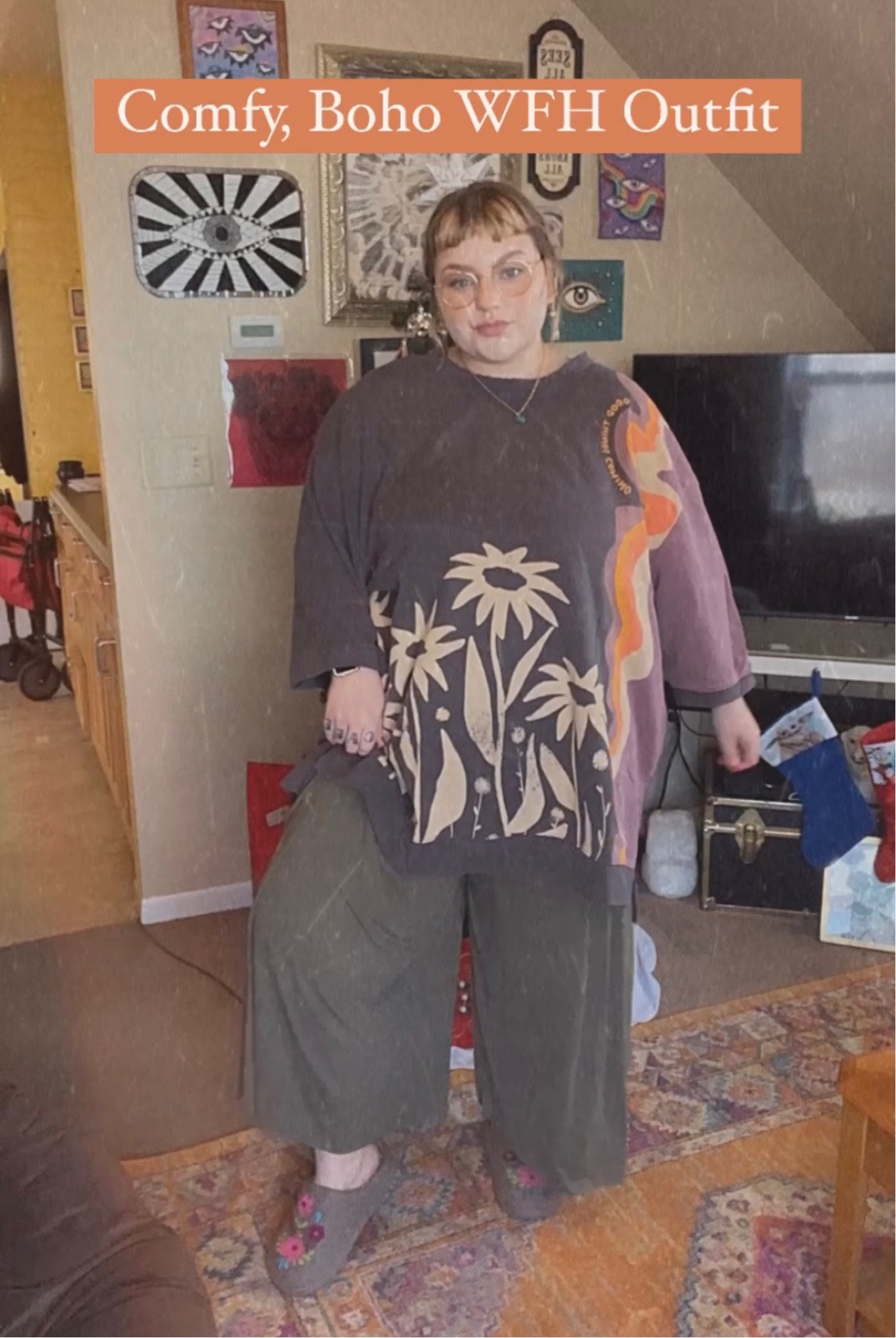 Comfy Boho Hippie Outfit! Perfect Work from Home look  

#LTKfit #LTKcurves #LTKstyletip