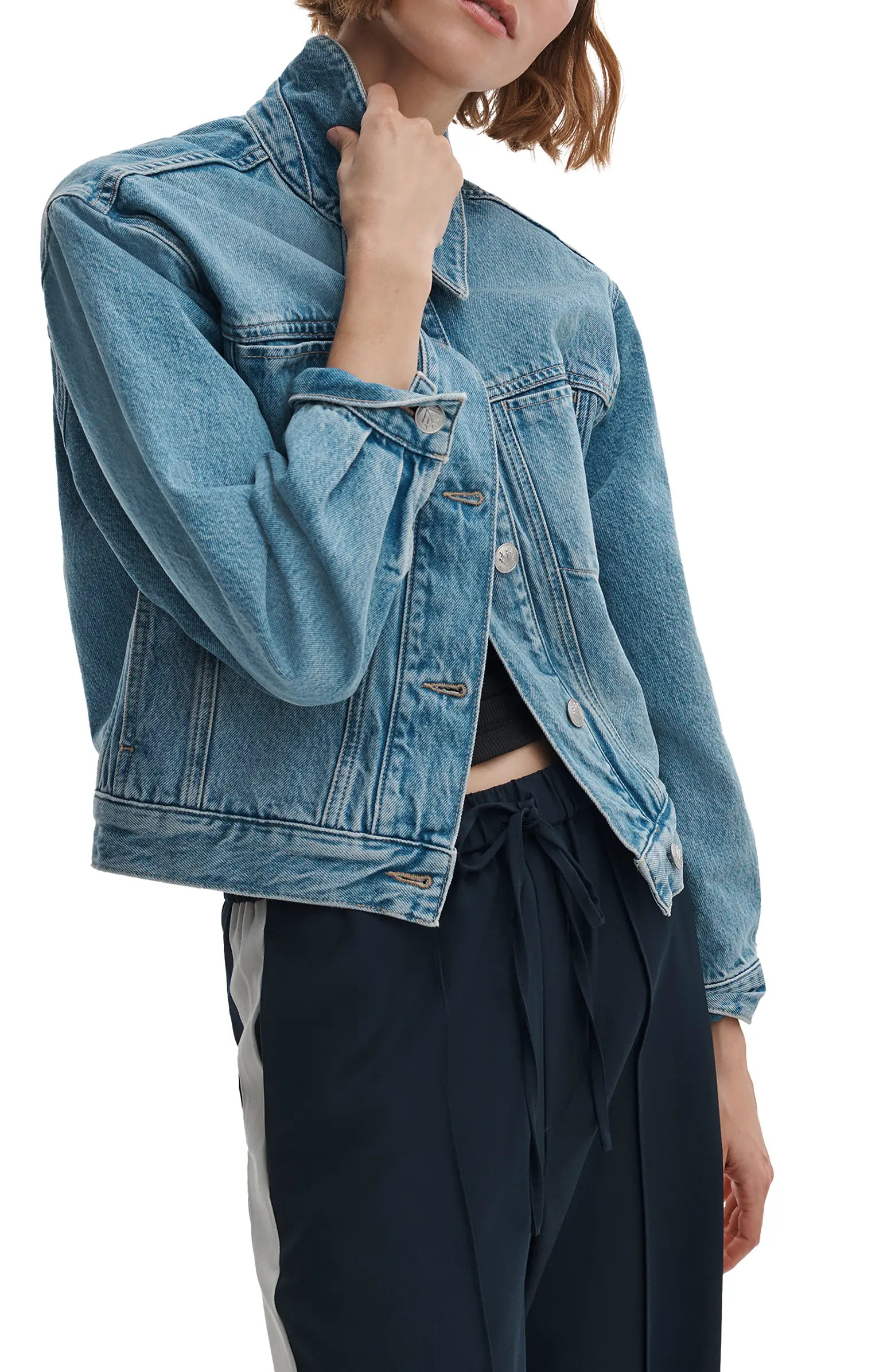 Marie Denim Trucker Jacket | Nordstrom