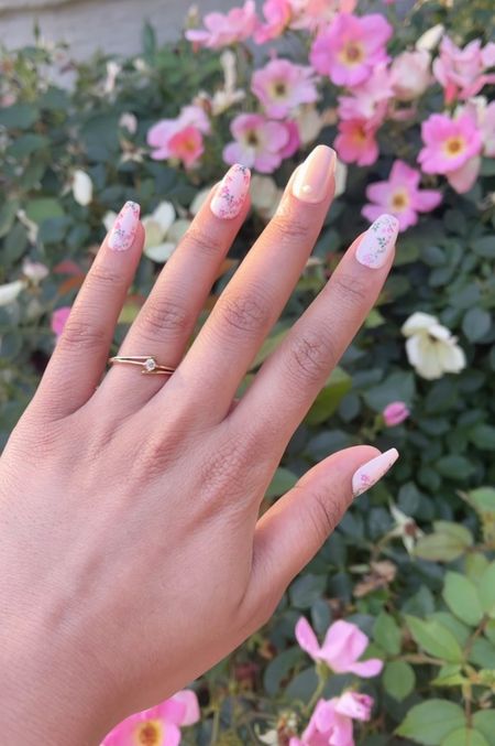• {Floral} Of The Story 🩷🌸 •

How gorgeous are these @loveshackfancy x @impressbeauty pink floral nails?! It has these pretty pink chrome nails with a little pearl as accent nails! I’m usually a short square/squoval nail girly so these longer coffin style were a bit out of my comfort zone and I did consider shaping them to be square but decided to try them out this way for a few days. The first few days they definitely felt longer and taking my contacts out was a challenge but I think I’ve actually gotten a bit more used to it now and the shape is growing on me! Are you a short nail or long nail girly? 💅🏼 

You can shop these press on nails by following me {sparkleandstyle} on the FREE LIKEtoKNOW.it app or via the Shop My Instagram link in my bio!  

Press on nails, press on manicure, floral nails, flower nails, chrome nails, pink nails, impress nails, kiss nails, impress manicure, kiss manicure, love shack fancy nails


#LTKFindsUnder100 #LTKSeasonal #LTKBeauty