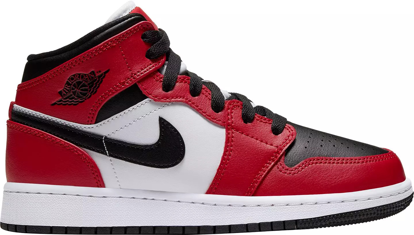 Jordan Kids' Grade School Jordan 1 Mid Basketball Shoes | DICK'S Sporting Goods
