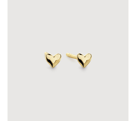 Mini Heart Stud Earrings | Monica Vinader (Global)