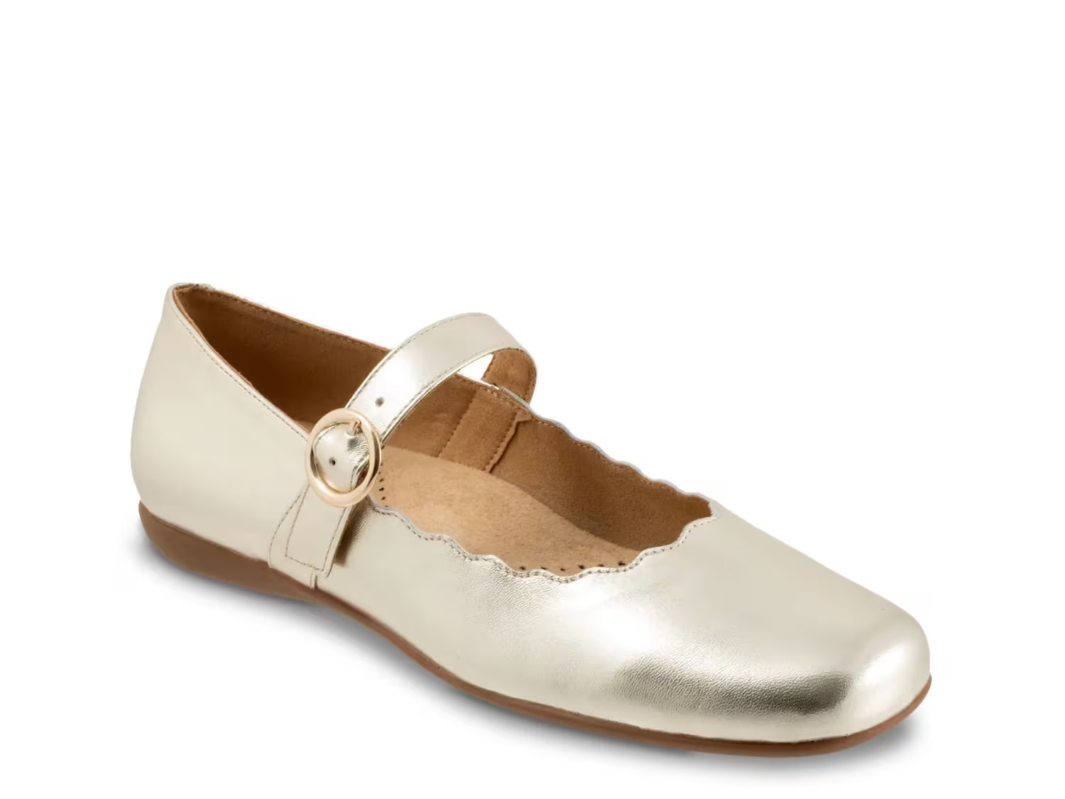 Trotters Extra Wide Width Sugar Mary Jane Flat | Women's | Champagne | Size 9.5 | Flats | Mary Jane | DSW