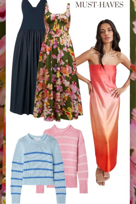 La Ligne spring must-haves! Of course, they are known for their cotton and wool sweaters, but they also have some fabulous dresses and jeans to complete your spring wardrobe. 