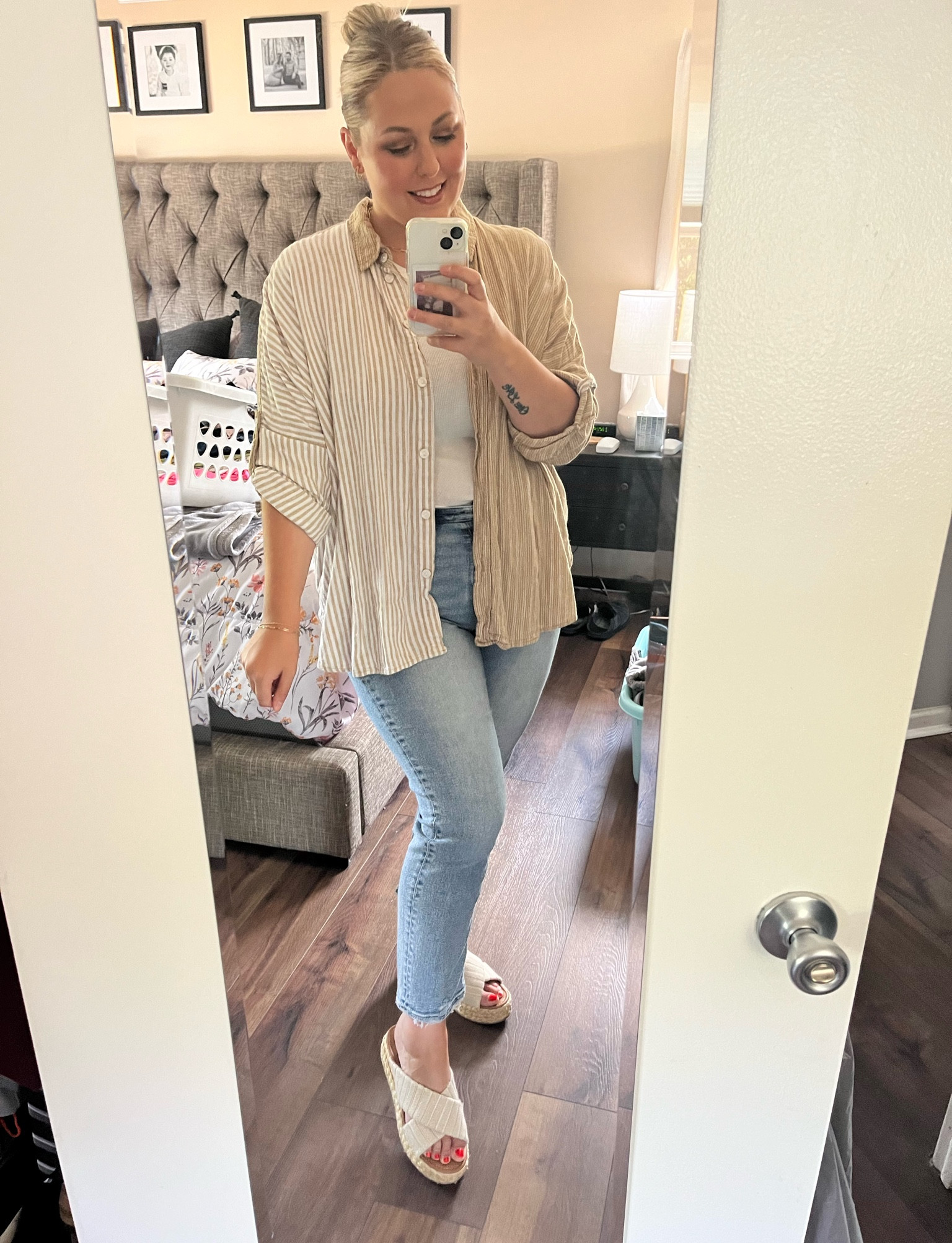 I am always here for effortless outfits and this is one of my favorites, especially for when it isn’t  too hot! 🤍🤎

#LTKunder100 #LTKSeasonal #LTKcurves