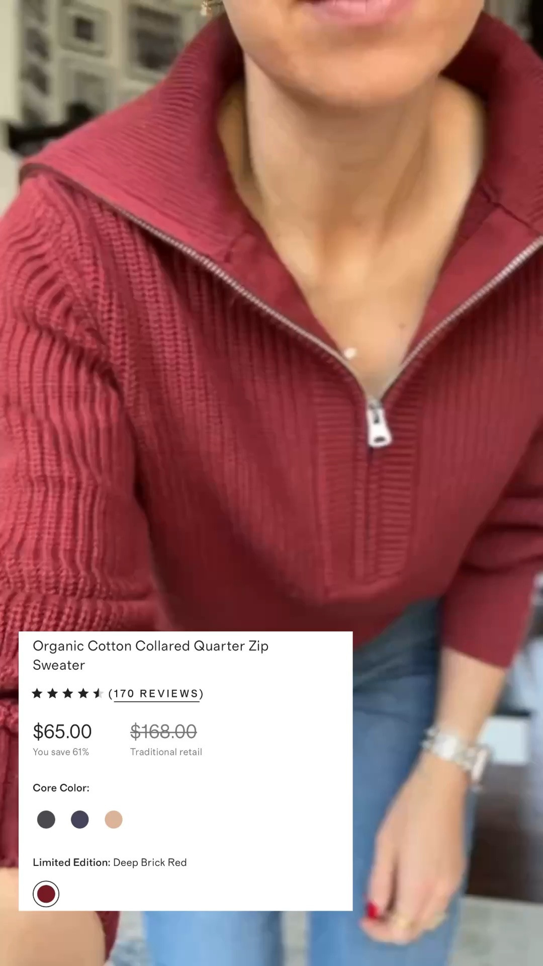 @Quince sweater that has the perfect texture and price! Get your true size!

#LTKgrwm