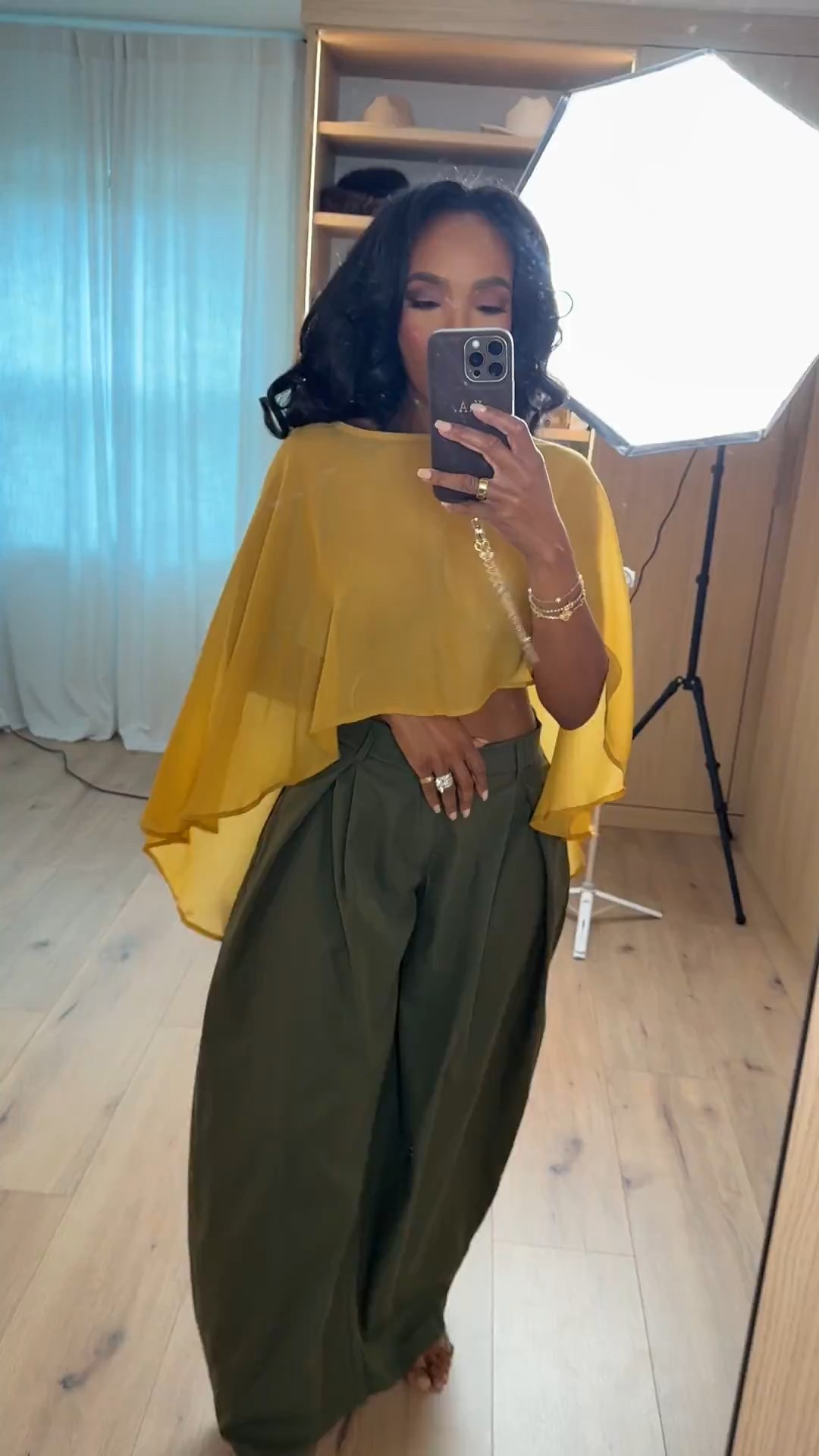 A soft statement top paired with relaxed tailoring is one of my favorite long-term wardrobe formulas — comfortable, flattering, and easy to rewear so the cost per wear keeps dropping.

The flowy chiffon-style top adds movement and elegance, while the wide-leg pants ground the look with structure. This combo works just as well dressed up for dinner as it does styled casually for daytime.

Perfect for brunch, vacation dinners, casual events, date nights, or elevated everyday wear.

📏 Sizing & Fit Details  
Height: 5'4"  
Weight: 138 lbs  
Bust: 34D  
Waist: 27"  
Hips: 40"  

Wearing Size Small  
Pants: 27 Long  

Save this post for outfit inspo and shop all the details.

Flowy top outfit, wide leg pants styling, neutral capsule wardrobe, elevated everyday outfit, versatile summer look, cost per wear staples

Follow me on Instagram and YouTube @kirasfashionfinds 

#LTKPetite #LTKootd