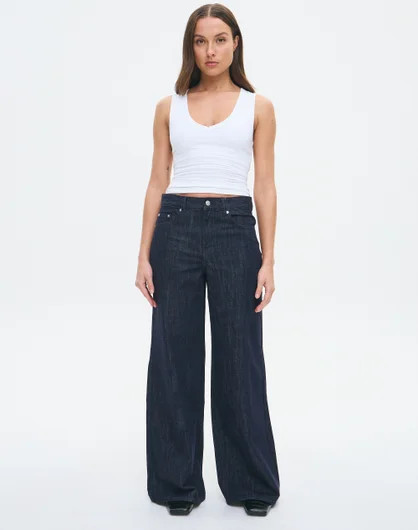 Mid Rise Wide Leg Jean | Glassons (Australia)