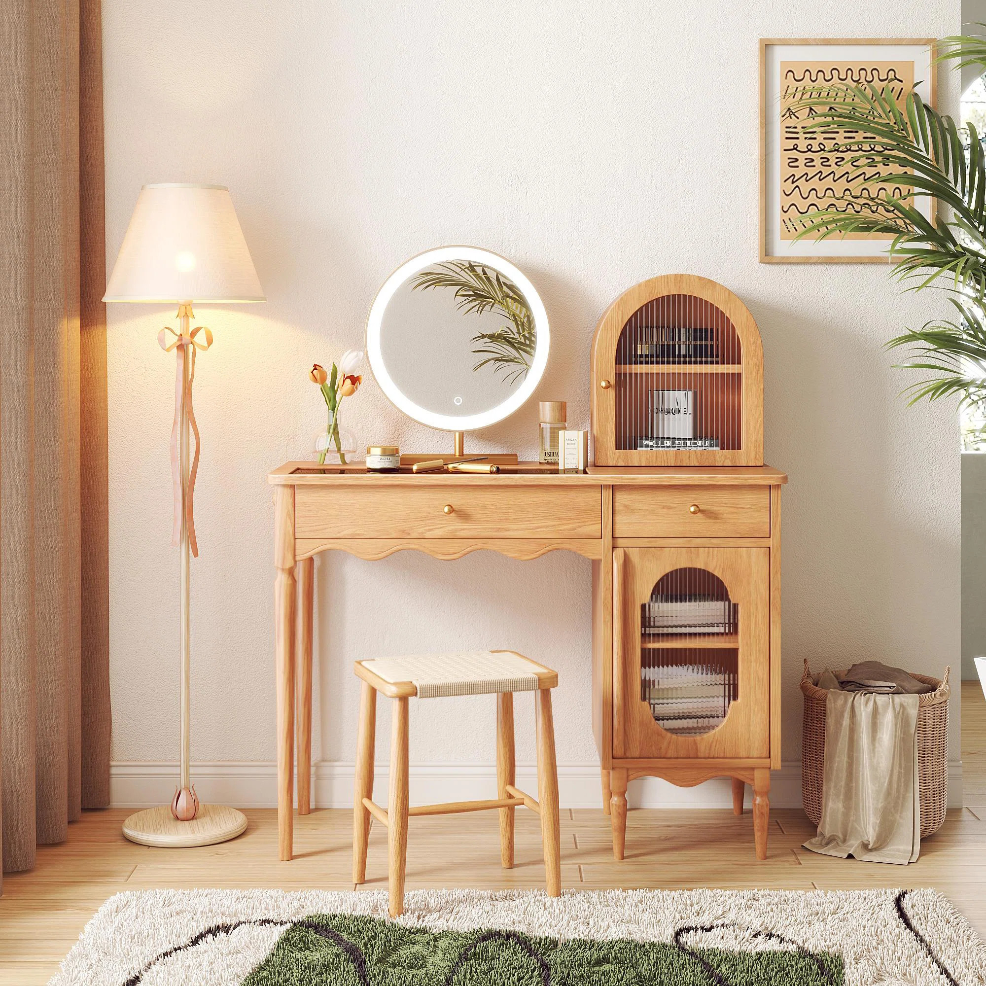Darby Home Co Aideyn Elegant Modern-Classical Vanity Table | Wayfair | Wayfair North America