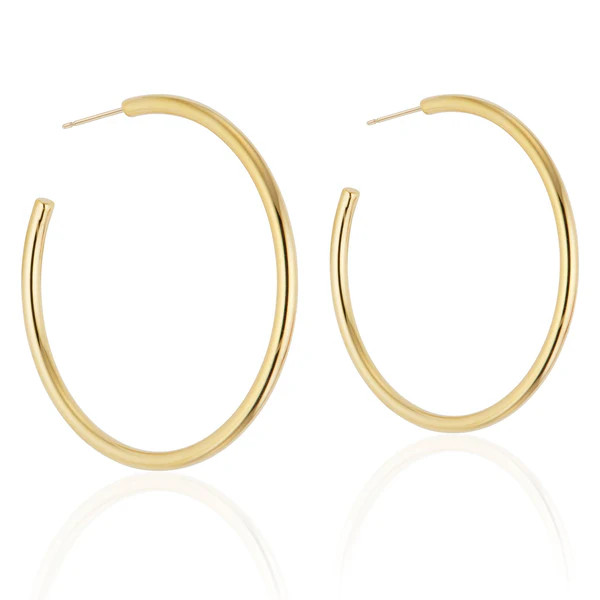 Classic Gold Hoops | elli parr