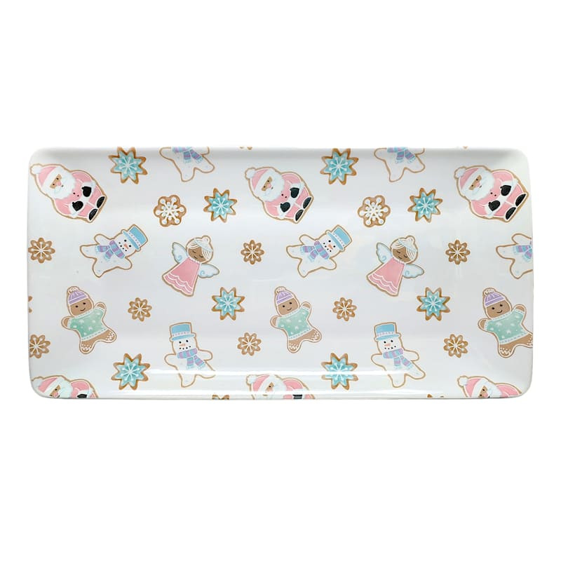 Mrs. Claus' Bakery Rectangle Ceramic Platter, 14x7 | At Home