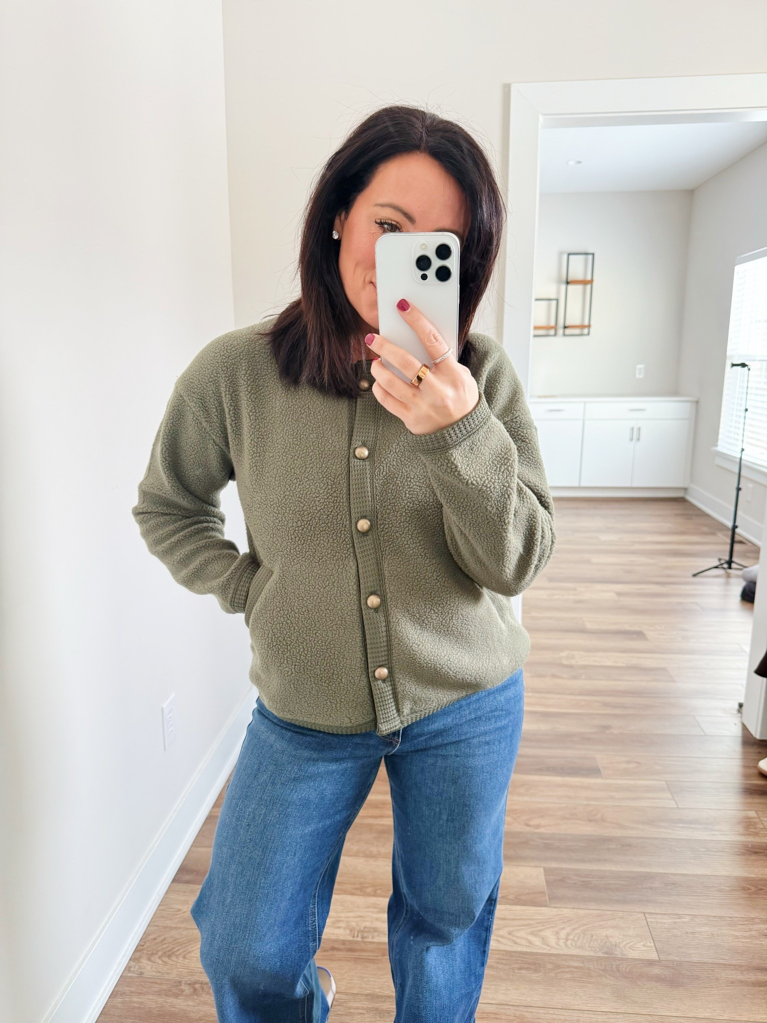 WALMART HAUL 
• medium top - true to size 
• size 6 denim 


#LTKootd #LTKHoliday #LTKGiftGuide