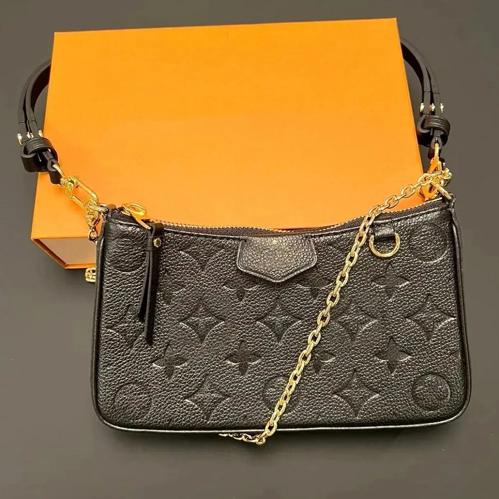 Luxury Shoulder Bags Designer bag Womens Embossed leather Letters Old Flower Handbags Floral Lady... | DHGate