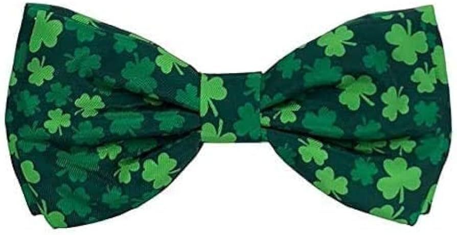 Huxley & Kent Bow Tie for Pets | Lucky Shamrock (Small) | St. Patricks Day Velcro Bow Tie Collar ... | Amazon (US)