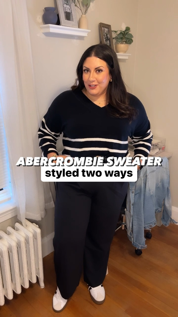 Obsessed with this striped sweater and how you can style it!
Trousers outfit/neutral outfit/Adidas sneakers


#LTKSeasonal #LTKmidsize #LTKSale