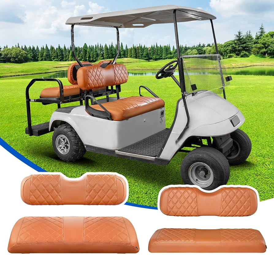 NOKINS Golf Cart Seat Covers 4 Piece Fits EZGO TXT 1994-2013/RXV 2008 up | Amazon (US)