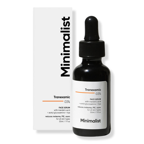 Minimalist Tranexamic Acid 03% Face Serum, Reduces Acne Scars, Melasma, PIE & PIH | Ulta