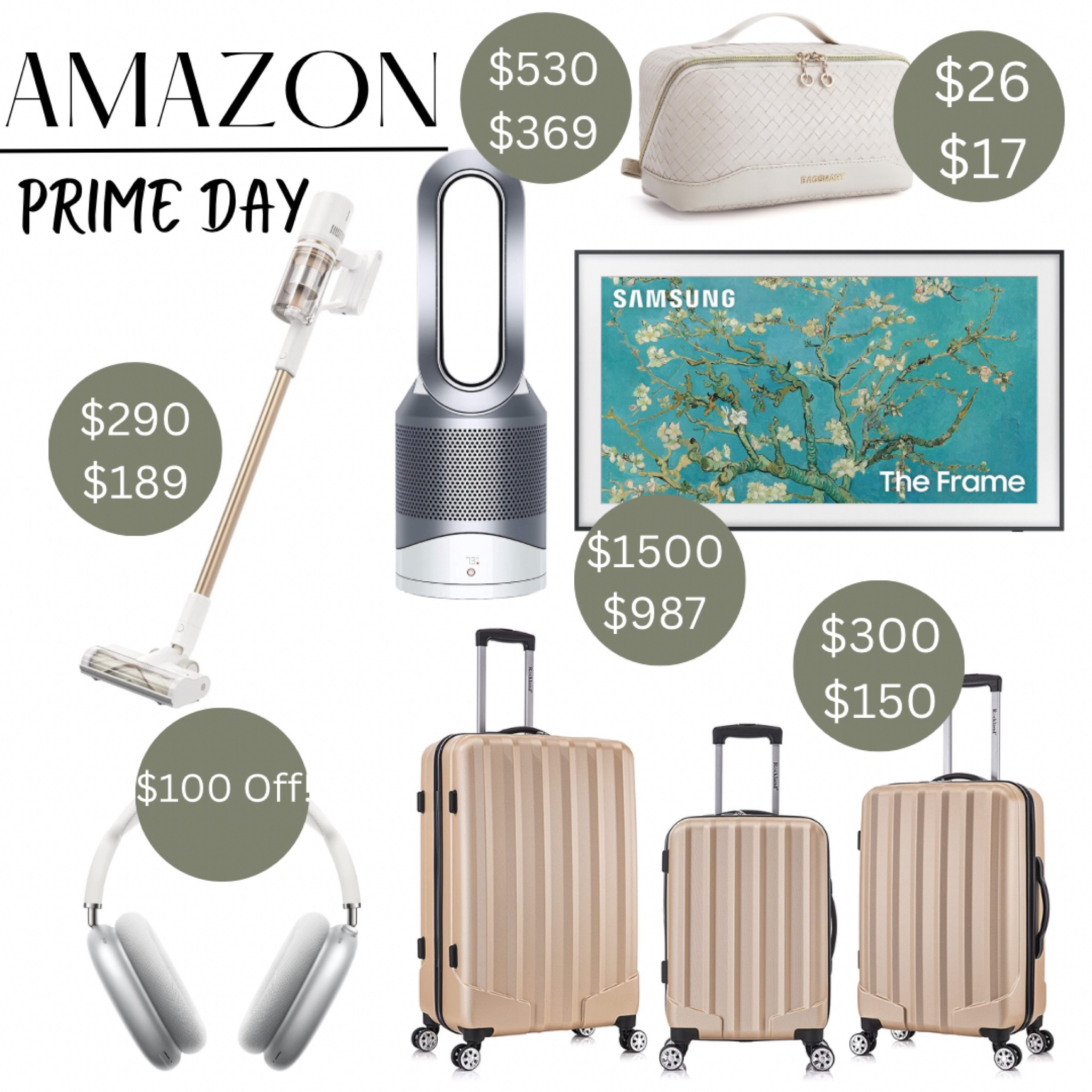 Amazon Prime Day Sales
Luggage, Vacuums, Beauty, Home appliances, Picture Frame TV and more!

#LTKFind #LTKhome #LTKxPrimeDay