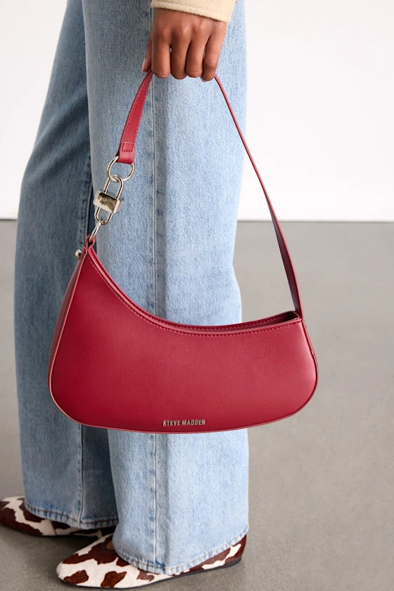 Luckyy Red Asymmetrical Shoulder Bag | Lulus