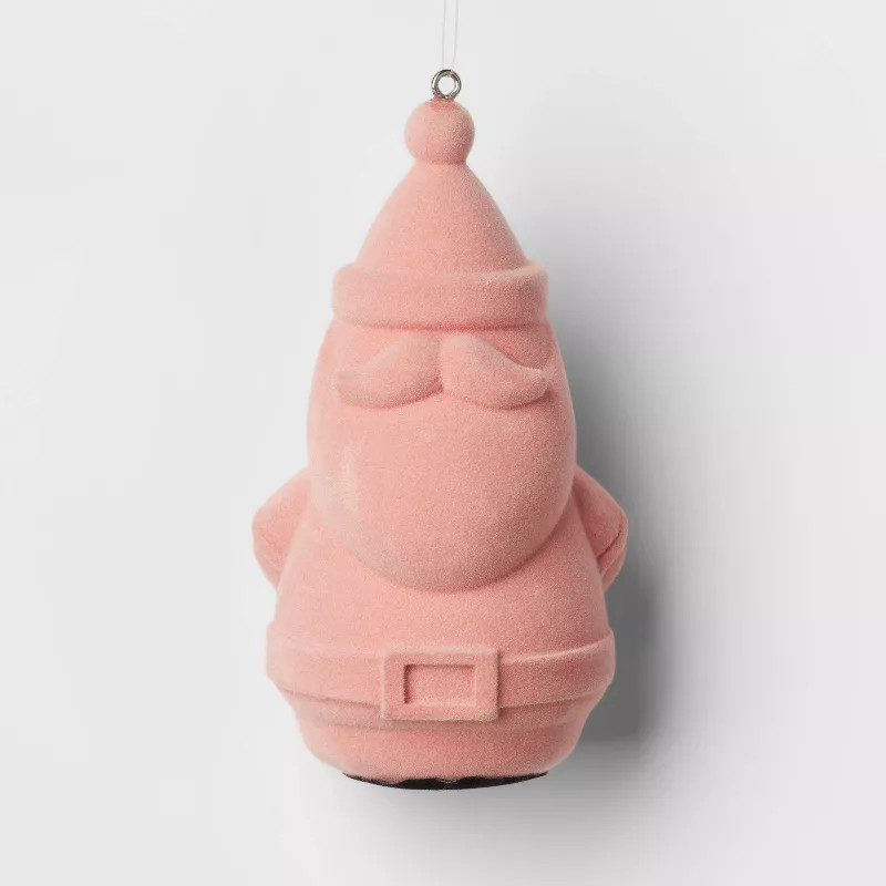 Flocked Santa Christmas Tree Ornament - Wondershop™ | Target