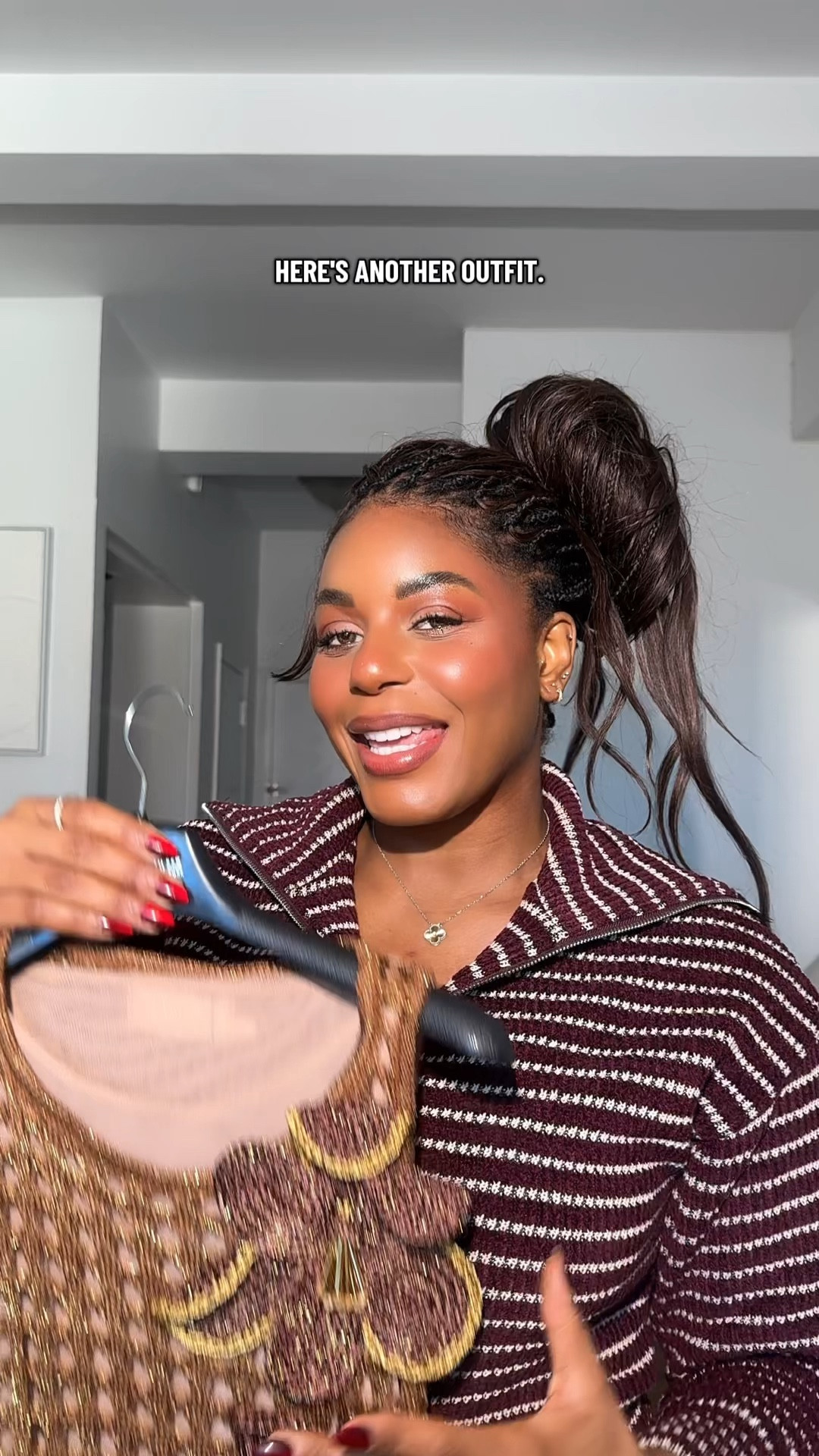 Another outfit from nyfw so come get dressed with me! Styling this patbo netted dress with fringe along with brown heels and byredo’s mojave ghost. Which bag is your favorite? … For more links to date night outfits, work outfits, vacation outfits beach, easter basket stuffers, spring outfits, resort wear 2026, business casual workwear, rodeo outfit inspo, winter denim, follow me on LTK! ✨

#LTKootd #LTKgrwm #LTKspringtrends