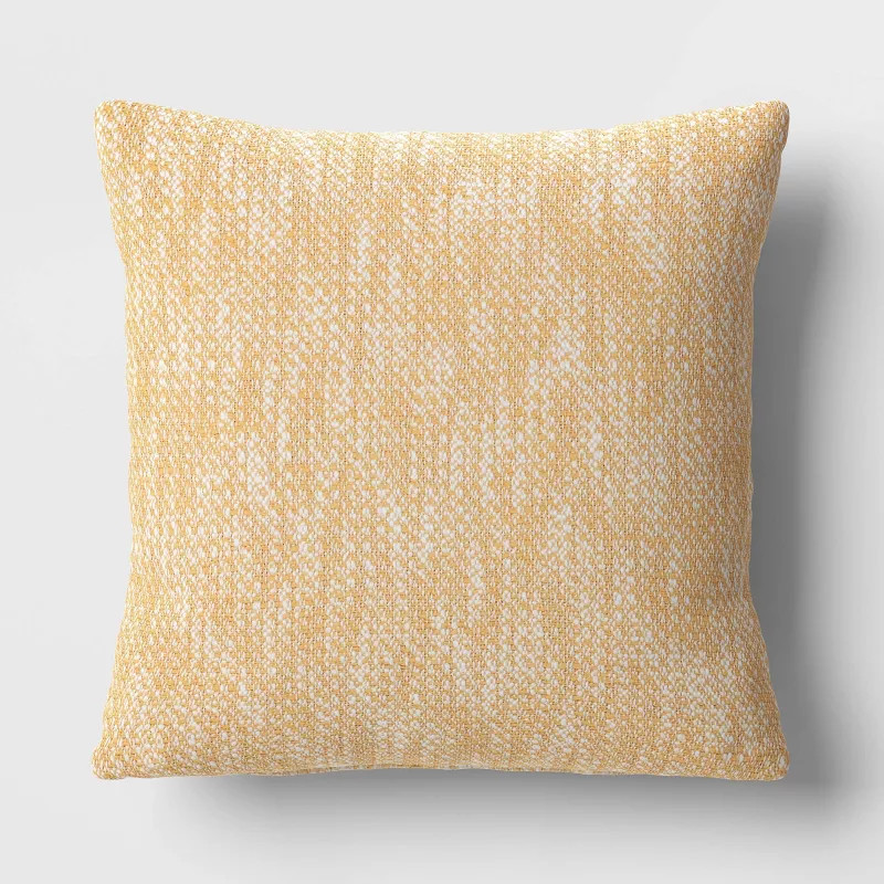 Textured Woven Cotton Square Throw Pillow - Room Essentials™ | Target