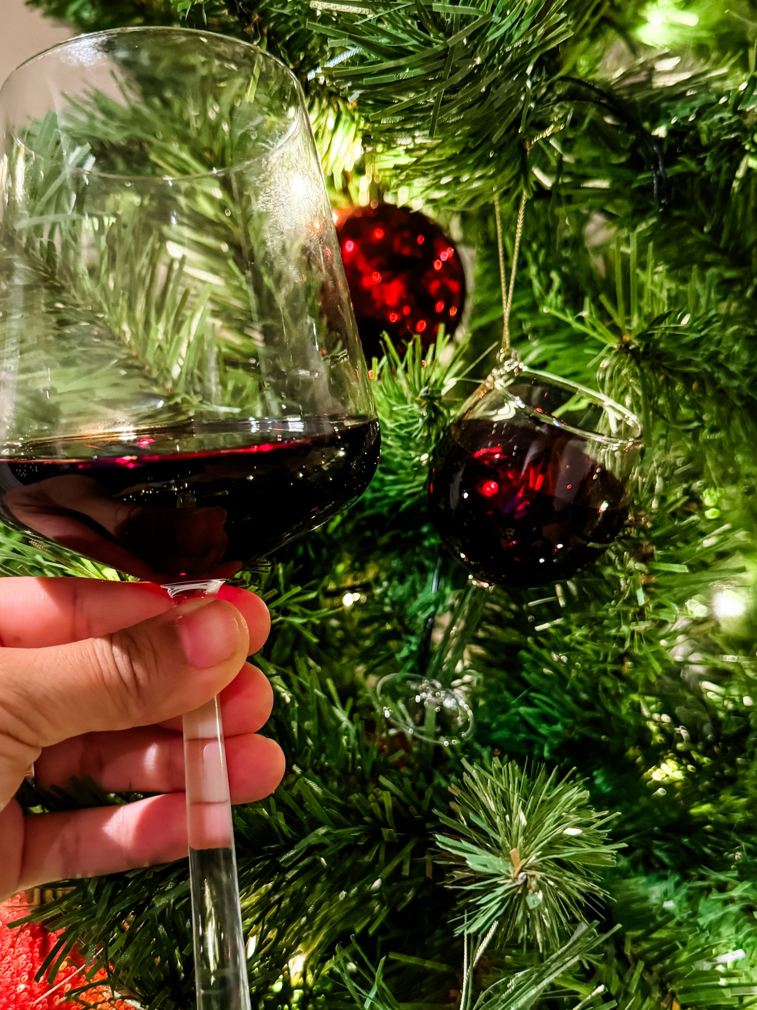 Wine ornament found in Europe! #christmas #holidays #wine #ornament 

#LTKGiftGuide #LTKHoliday