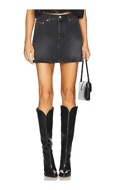 LEVI'S Icon Skirt in Dark Mirror from Revolve.com | Revolve Clothing (Global)