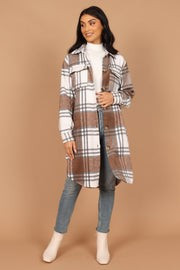 Dion Shacket - Brown Check | Petal & Pup (US)