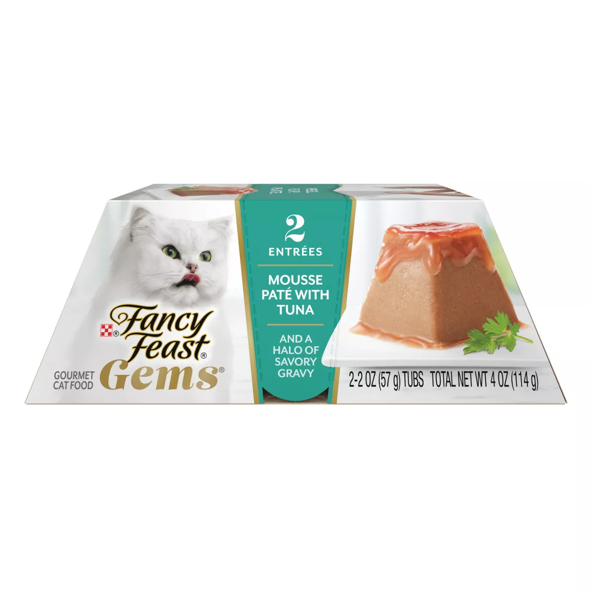 Fancy Feast Gems Tuna Flavor Adult Wet Cat Food - 2oz/2ct | Target