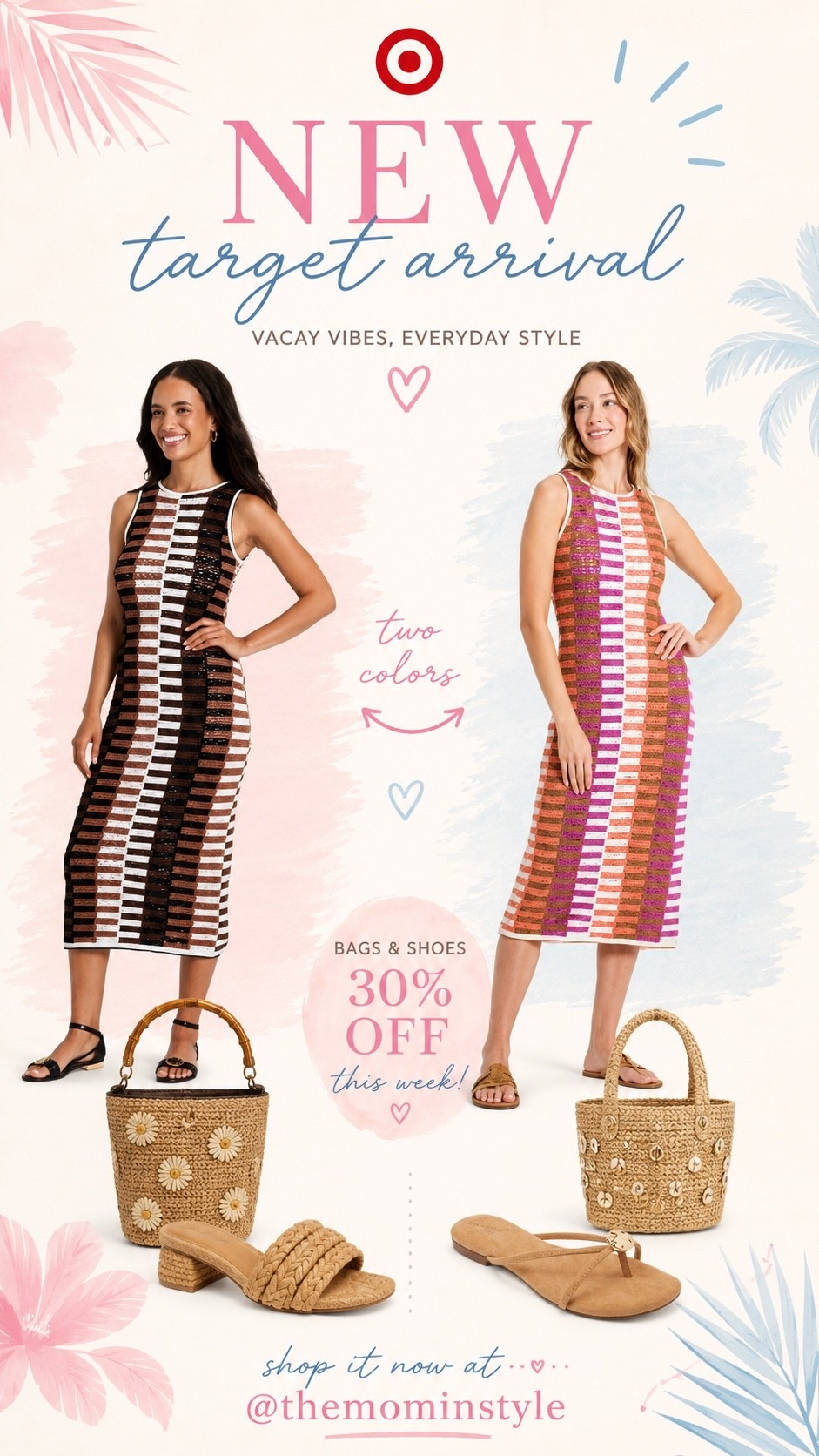 New this week at target bags and shoes at 30% off ￼

#LTKgrwm #LTKOver40 #LTKmomlife