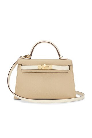 Hermes Epsom Kelly 20 Sellier Handbag in Beige | FWRD 