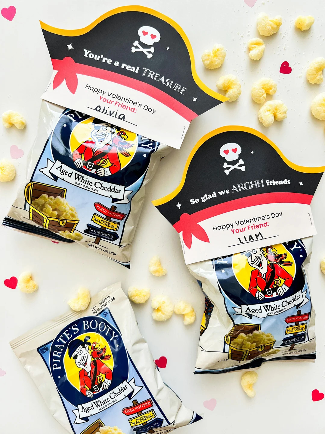 Pirates Booty Pirate Hat Valentine, school valentine, classroom valentine, cute valentine, printa... | Etsy (US)