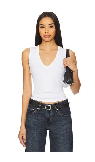 Neria Tank in Ivory | Revolve Clothing (Global)